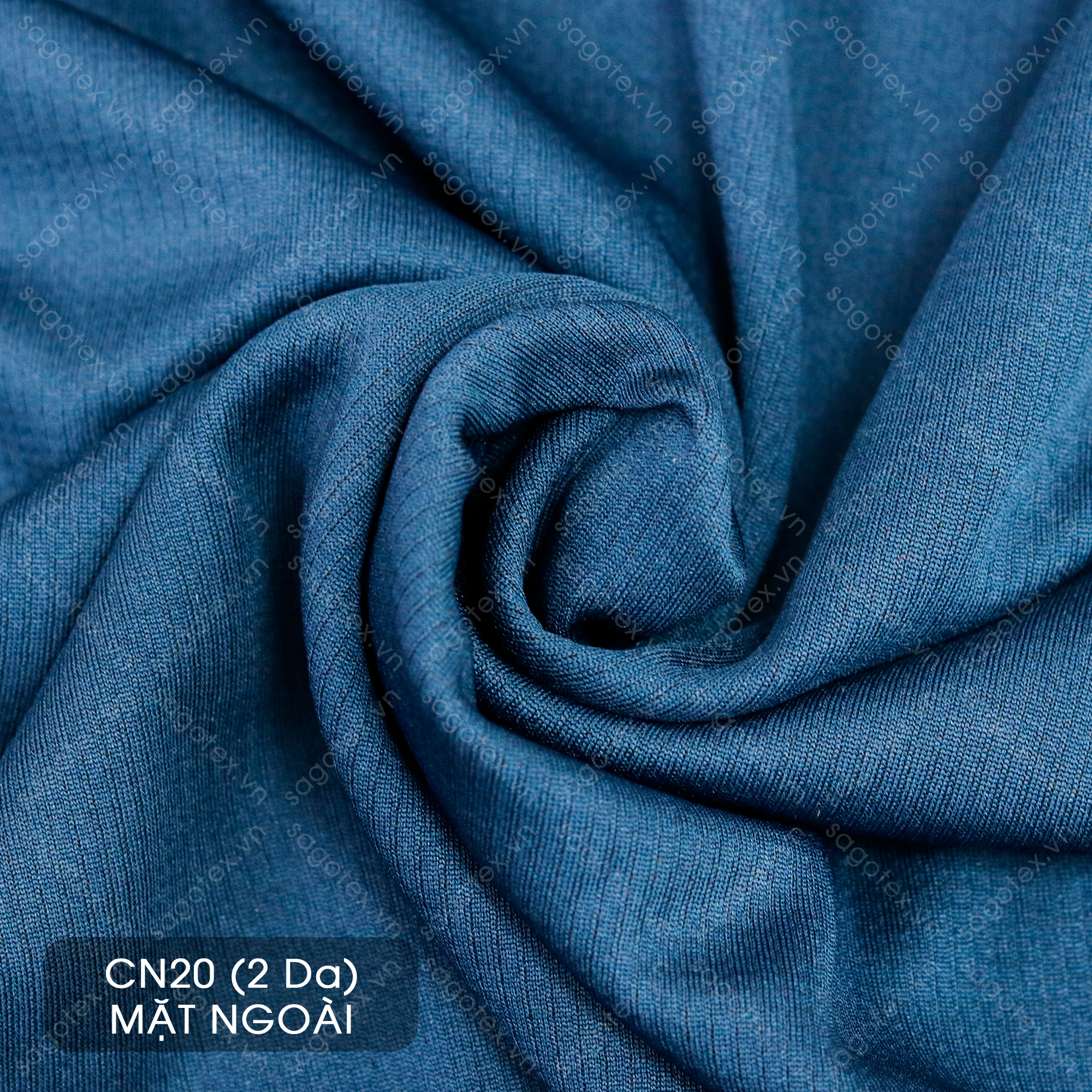 CN20 - Poly 2 Da - Vải may áo thun đồng phục cao cấp