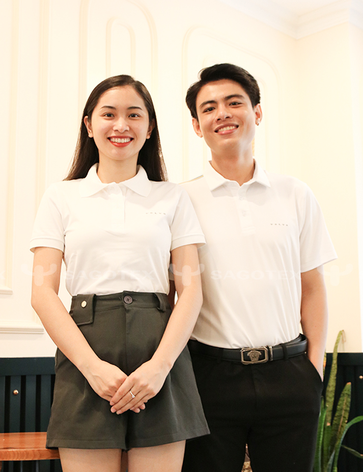 Vải cá sấu cotton may áo polo thời trang