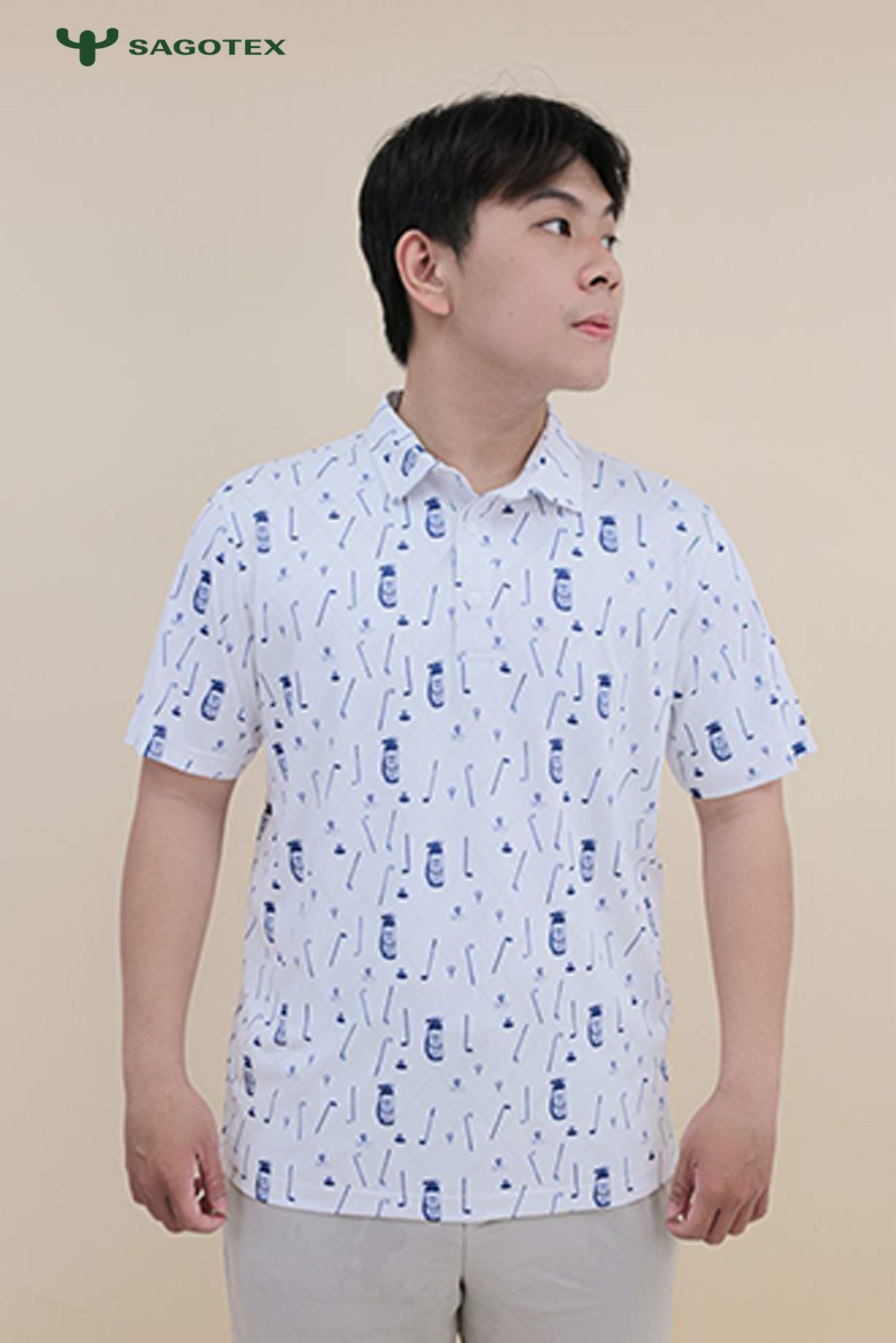 Áo golf thời trang cao cấp - chất liệu Coolfit - Vải may áo golf cao cấp